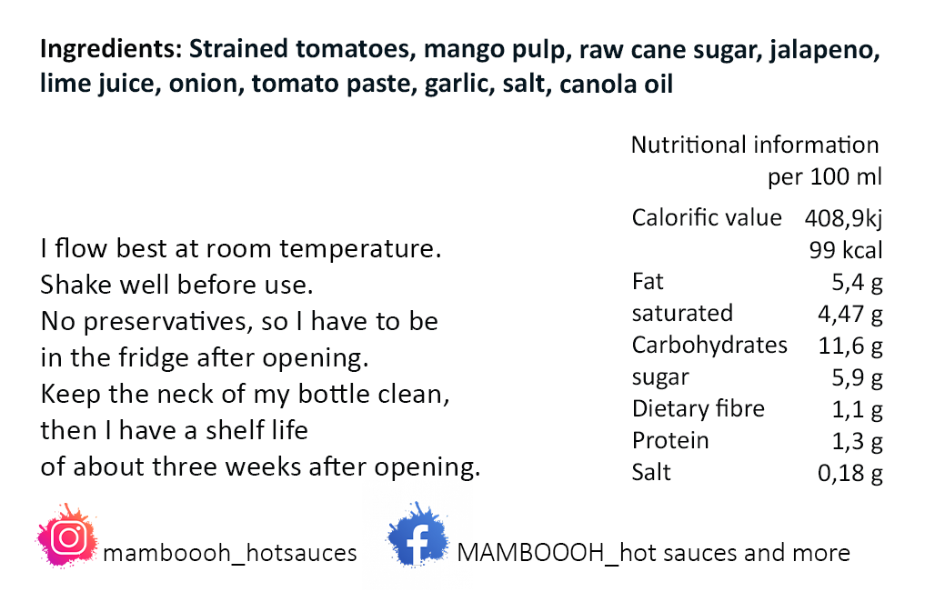 Tomaten-Mango KetchUp