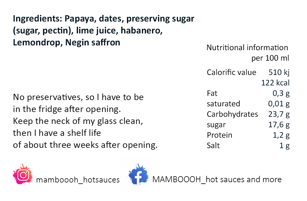 Papaya-Dattel-Safran