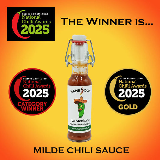 MAMBOOOH gewinnt National Chilli Award - Pressemitteilung