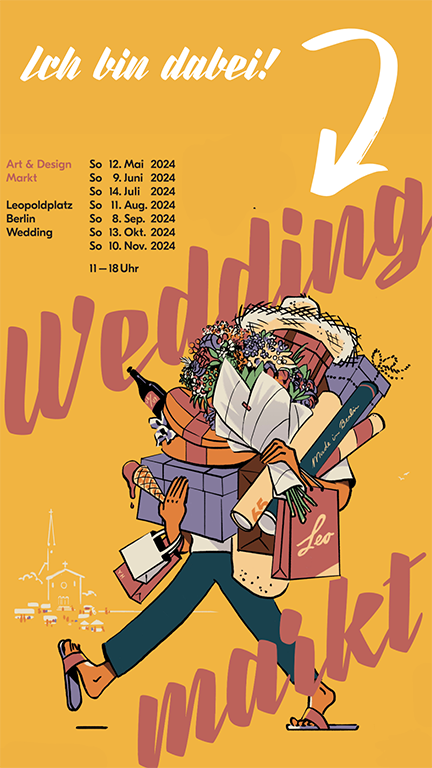 Wir sind dabei auf dem Weddingmarkt